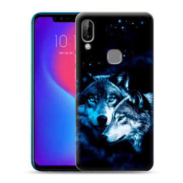 Силиконовый чехол на Lenovo S5 Pro с принтом Волки Силиконовый чехол на Lenovo S5 Pro с принтом Волки