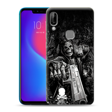 Силиконовый чехол на Lenovo S5 Pro с принтом Скелет