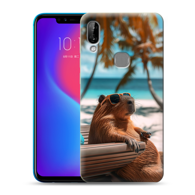 Силиконовый чехол на Lenovo S5 Pro с принтом Капибара Силиконовый чехол на Lenovo S5 Pro с принтом Капибара