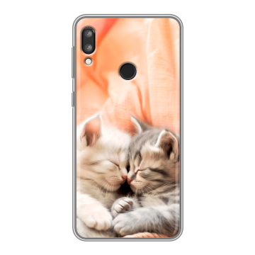 Силиконовый чехол на Lenovo K5 Pro с принтом Котята