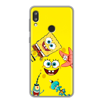 Силиконовый чехол на Lenovo K5 Pro с принтом Спанч боб Спанчбоб