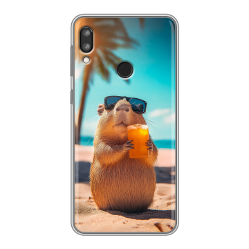 Силиконовый чехол на Lenovo K5 Pro с принтом Капибара Силиконовый чехол на Lenovo K5 Pro с принтом Капибара