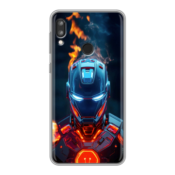 Силиконовый чехол на Lenovo K5 Pro с принтом IronMan Железный человек