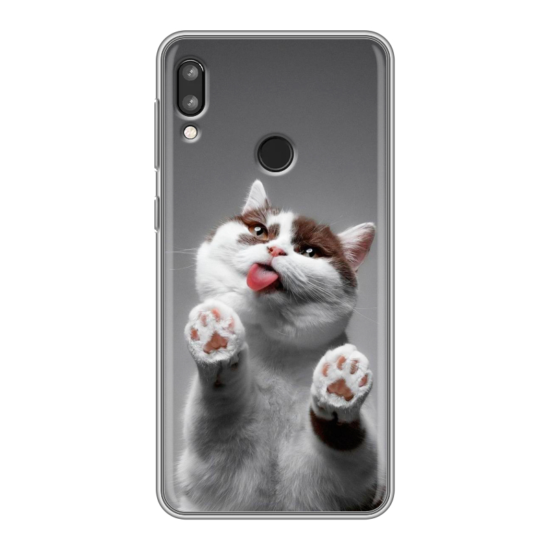 Силиконовый чехол на Lenovo K5 Pro с принтом Коты Силиконовый чехол на Lenovo K5 Pro с принтом Коты