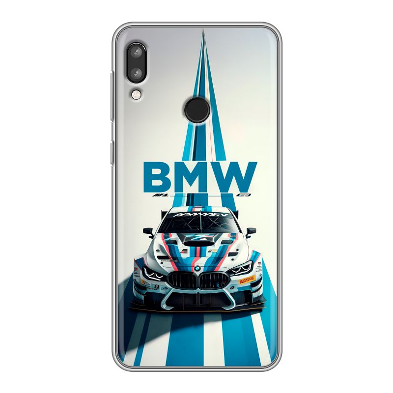 Силиконовый чехол на Lenovo K5 Pro с принтом БМВ BMW Силиконовый чехол на Lenovo K5 Pro с принтом БМВ BMW