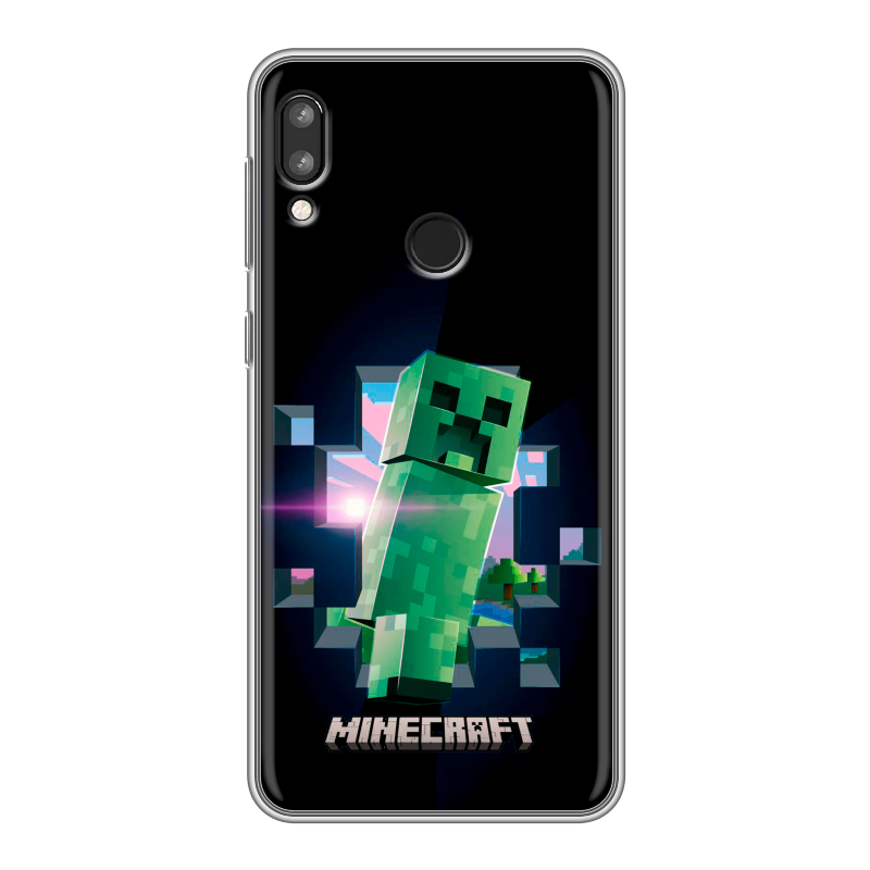 Силиконовый чехол на Lenovo K5 Pro с принтом Майнкрафт Minecraft Силиконовый чехол на Lenovo K5 Pro с принтом Майнкрафт Minecraft