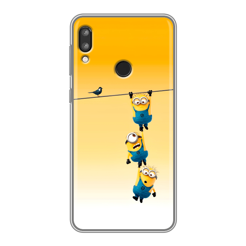 Силиконовый чехол на Lenovo K5 Pro с принтом Миньоны Силиконовый чехол на Lenovo K5 Pro с принтом Миньоны