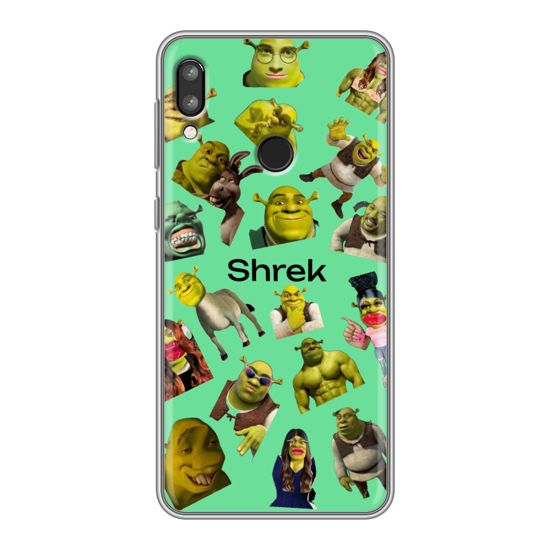 Силиконовый чехол на Lenovo K5 Pro с принтом Шрек Shrek Силиконовый чехол на Lenovo K5 Pro с принтом Шрек Shrek