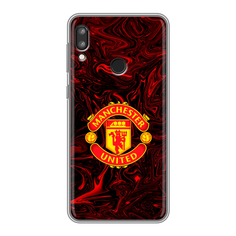 Силиконовый чехол на Lenovo K5 Pro с принтом Manchester United Силиконовый чехол на Lenovo K5 Pro с принтом Manchester United