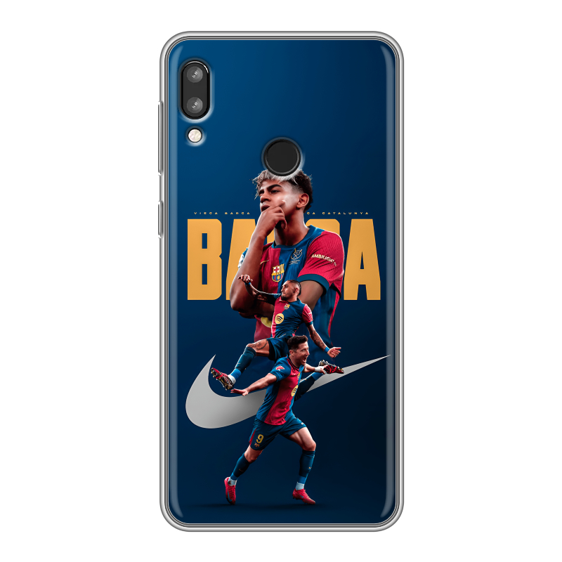 Силиконовый чехол на Lenovo K5 Pro с принтом Барселона Barca Yamal Силиконовый чехол на Lenovo K5 Pro с принтом Барселона Barca Yamal