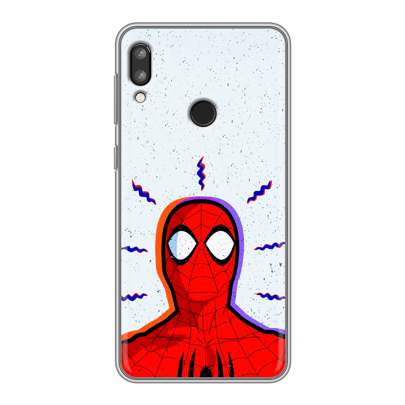 Силиконовый чехол на Lenovo K5 Pro с принтом Spiderman Человек паук Силиконовый чехол на Lenovo K5 Pro с принтом Spiderman Человек паук