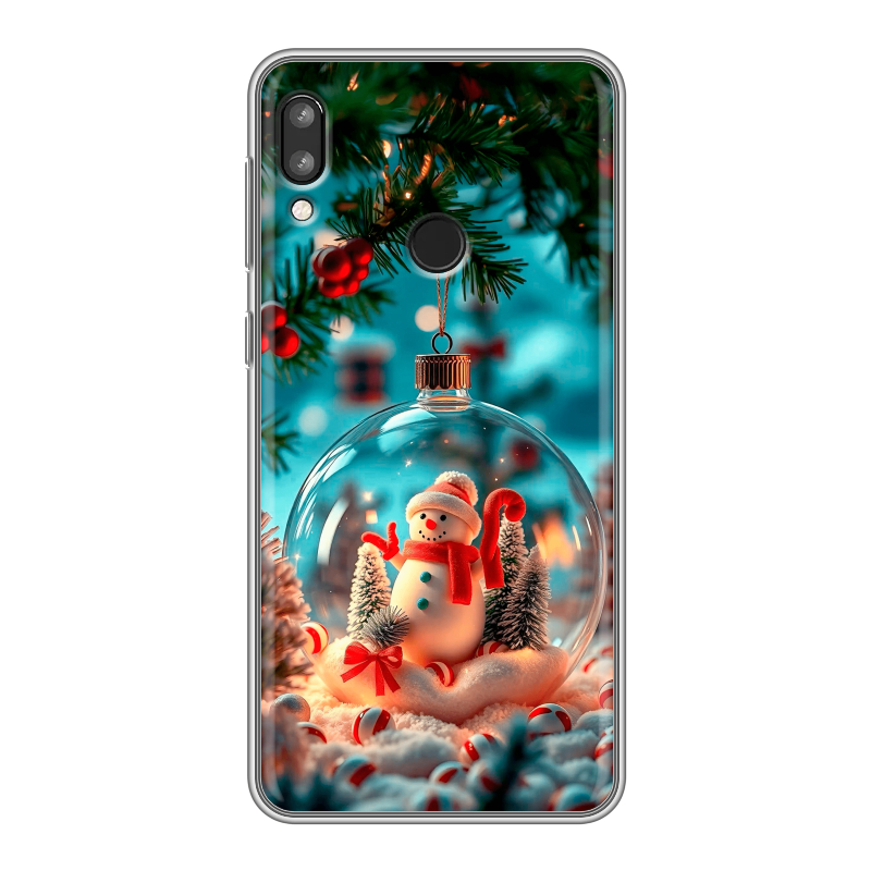 Силиконовый чехол на Lenovo K5 Pro с принтом Новый год Силиконовый чехол на Lenovo K5 Pro с принтом Новый год