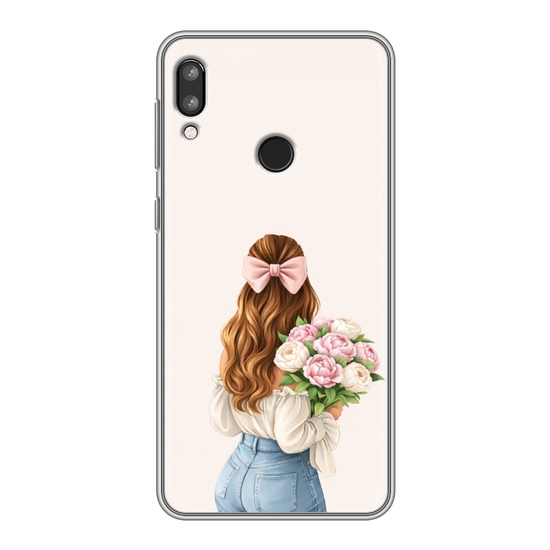 Силиконовый чехол на Lenovo K5 Pro с принтом женский Силиконовый чехол на Lenovo K5 Pro с принтом женский