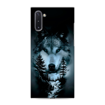 Силиконовый чехол на Samsung Galaxy Note 10 с принтом Лесной волк Силиконовый чехол на Samsung Galaxy Note 10 с принтом Лесной волк
