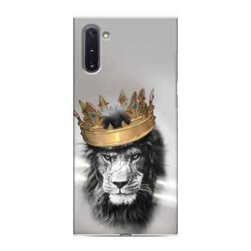 Силиконовый чехол на Samsung Galaxy Note 10 с принтом Лев с короной Силиконовый чехол на Samsung Galaxy Note 10 с принтом Лев с короной