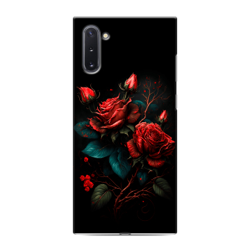 Силиконовый чехол на Samsung Galaxy Note 10 с принтом Розы красные Силиконовый чехол на Samsung Galaxy Note 10 с принтом Розы красные