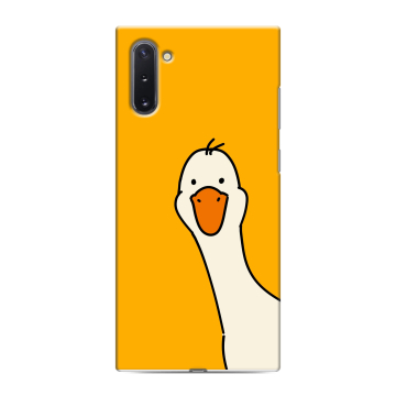 Силиконовый чехол на Samsung Galaxy Note 10 с принтом Утка
