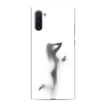 Силиконовый чехол на Samsung Galaxy Note 10 с принтом Силуэт