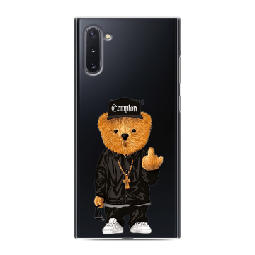 Силиконовый чехол на Samsung Galaxy Note 10 с принтом Плюшевый медведь Силиконовый чехол на Samsung Galaxy Note 10 с принтом Плюшевый медведь