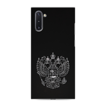 Силиконовый чехол на Samsung Galaxy Note 10 с принтом Герб России