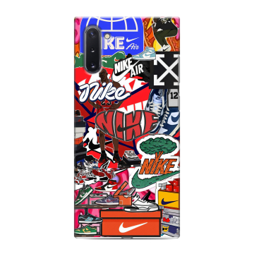 Силиконовый чехол на Samsung Galaxy Note 10 с принтом Найк Nike яркий Силиконовый чехол на Samsung Galaxy Note 10 с принтом Найк Nike яркий
