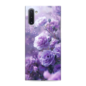 Силиконовый чехол на Samsung Galaxy Note 10 с принтом Розы цветы