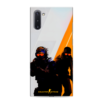 Силиконовый чехол на Samsung Galaxy Note 10 с принтом Контер страйк Counter strike