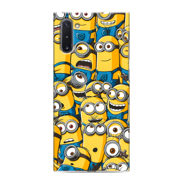 Силиконовый чехол на Samsung Galaxy Note 10 с принтом Миньоны Силиконовый чехол на Samsung Galaxy Note 10 с принтом Миньоны