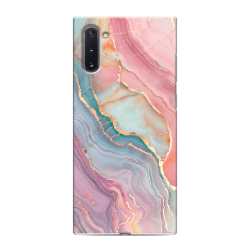 Силиконовый чехол на Samsung Galaxy Note 10 с принтом розовый мрамор Силиконовый чехол на Samsung Galaxy Note 10 с принтом розовый мрамор