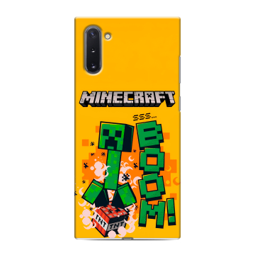 Силиконовый чехол на Samsung Galaxy Note 10 с принтом Майнкрафт Minecraft Силиконовый чехол на Samsung Galaxy Note 10 с принтом Майнкрафт Minecraft