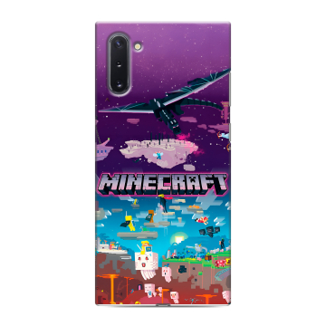 Силиконовый чехол на Samsung Galaxy Note 10 с принтом Майнкрафт Minecraft Силиконовый чехол на Samsung Galaxy Note 10 с принтом Майнкрафт Minecraft