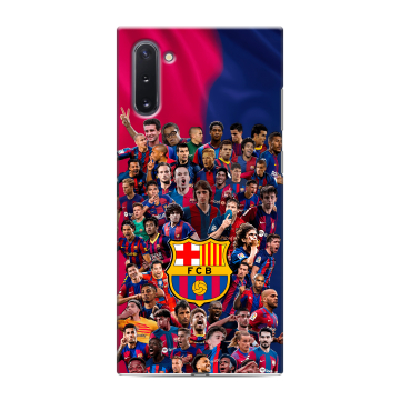 Силиконовый чехол на Samsung Galaxy Note 10 с принтом Барселона Barcelona