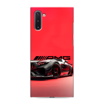 Силиконовый чехол на Samsung Galaxy Note 10 с принтом Мерседес Mercedes AMG