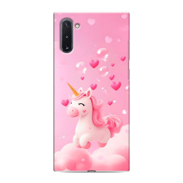 Силиконовый чехол на Samsung Galaxy Note 10 с принтом Единорог Силиконовый чехол на Samsung Galaxy Note 10 с принтом Единорог
