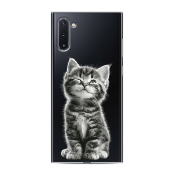 Силиконовый чехол на Samsung Galaxy Note 10 с принтом Котенок Силиконовый чехол на Samsung Galaxy Note 10 с принтом Котенок