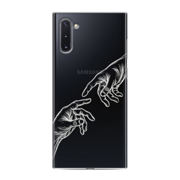 Силиконовый чехол на Samsung Galaxy Note 10 с принтом Сотворение мира