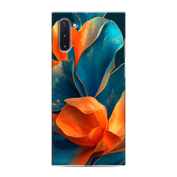 Силиконовый чехол на Samsung Galaxy Note 10 с принтом Цветы