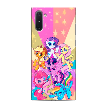 Силиконовый чехол на Samsung Galaxy Note 10 с принтом My little pony Дружба чудо Силиконовый чехол на Samsung Galaxy Note 10 с принтом My little pony Дружба чудо