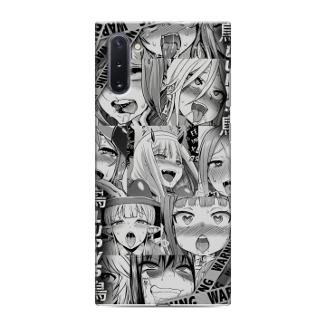 Силиконовый чехол на Samsung Galaxy Note 10 с принтом Ahegao Ахегао Аниме