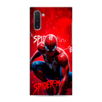 Силиконовый чехол на Samsung Galaxy Note 10 с принтом Spiderman Человек паук