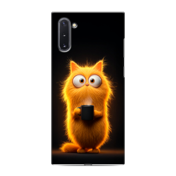 Силиконовый чехол на Samsung Galaxy Note 10 с принтом Смешной кот Силиконовый чехол на Samsung Galaxy Note 10 с принтом Смешной кот