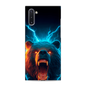 Силиконовый чехол на Samsung Galaxy Note 10 с принтом Медведь