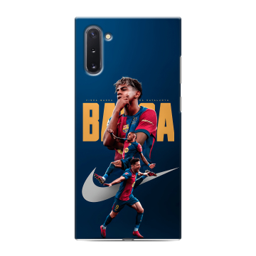Силиконовый чехол на Samsung Galaxy Note 10 с принтом Барселона Barca Yamal Силиконовый чехол на Samsung Galaxy Note 10 с принтом Барселона Barca Yamal