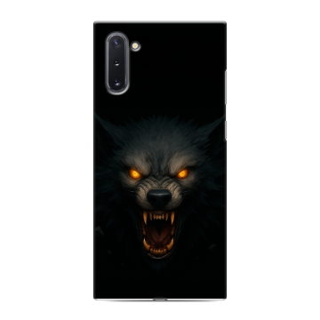 Силиконовый чехол на Samsung Galaxy Note 10 с принтом Волк