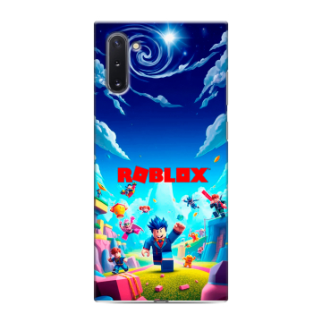 Силиконовый чехол на Samsung Galaxy Note 10 с принтом Roblox Роблокс