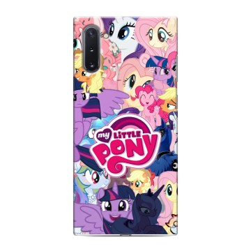 Силиконовый чехол на Samsung Galaxy Note 10 с принтом My little pony Дружба чудо