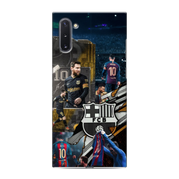 Силиконовый чехол на Samsung Galaxy Note 10 с принтом Messi Barcelona Силиконовый чехол на Samsung Galaxy Note 10 с принтом Messi Barcelona