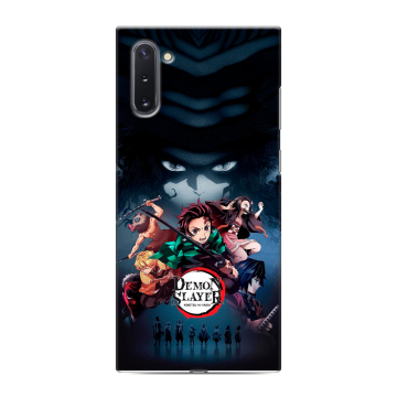 Силиконовый чехол на Samsung Galaxy Note 10 с принтом Demon Slayer Клинок рассекающий демонов