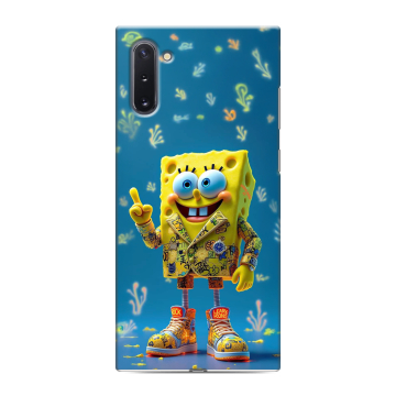 Силиконовый чехол на Samsung Galaxy Note 10 с принтом Спанч боб Спанчбоб Силиконовый чехол на Samsung Galaxy Note 10 с принтом Спанч боб Спанчбоб