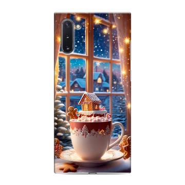 Силиконовый чехол на Samsung Galaxy Note 10 с принтом Новый год